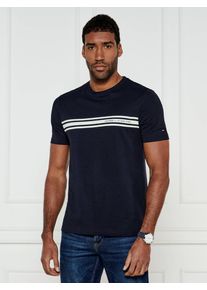 Tommy Hilfiger pánské tmavě modré tričko - M (DW5)