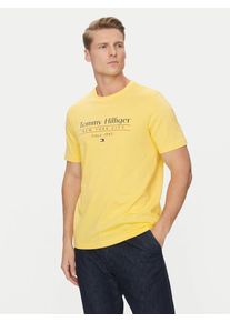 Tommy Hilfiger pánské žluté tričko - XXL (ZF0)