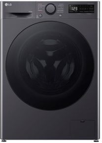 LG V5WD95SLIMB 5kg/ 9kg Stand Waschtrockner, 60 cm breit, 1200U/Min, AquaControl, Kindersicherung, AI DD, Slim Middle Black