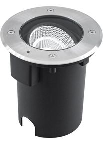 EVN Lichttechnik EVN PENTOLA LED Bodeneinbauleuchte, 15W, 3000K, 1315lm, rund, Edelstahl (PC67101502W)