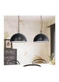 Eglo Eglo 78444 - Lustr na lanku HODSOLL 2xE27/40W/230V černá/hnědá