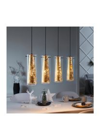 Eglo Eglo 79344 - Lustr na lanku PINTO GOLD 4xE27/40W/230V zlatá