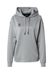 Hummel Ženy Sportovn&iacute; mikina 'Core XK' &scaron;ed&aacute; / čern&aacute; XXL