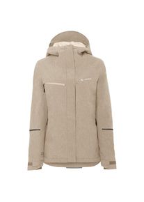 Vaude Women's Yaras Warm Rain Jacket Cycling jacket Women (38, sand)