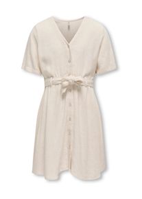 ONLY GIRLS Dívka Šaty 'KOGSiesta' béžový melír 140