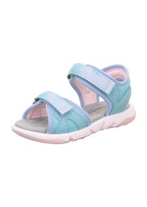 Superfit Dívka Sandály 'PEBBLES' světlemodrá / mátová / pastelově růžová 30