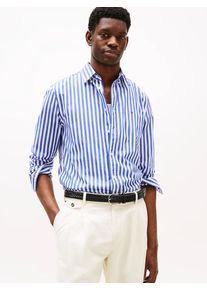 Tommy Hilfiger pánská pruhovaná košile Poplin - S (0A5)