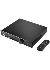 Renkforce RF-WAM-500 Stereo-Verstärker 2x100 Watt Mediaplayer-Funktion Bluetooth aluminium