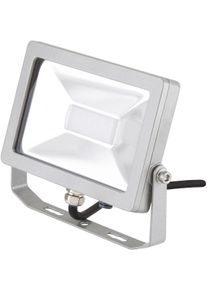 EVN Lichttechnik EVN LED Fluter, IP65, 15W, 5700K, 1432lm, 220-240V, 1,5m Zuleitung mit Schutzkontaktstecker, silber (LFA1501S)
