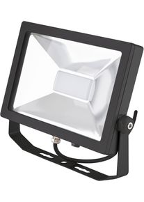 EVN Lichttechnik EVN LED Fluter, IP65, 50W, 5700K, 4318lm, 220-240V, 1,5m Zuleitung mit Schutzkontaktstecker, schwarz (LFA5001B)
