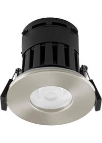 EVN Lichttechnik EVN FLAME IN LED Deckenleuchte, rund, 7W, IP65, 200-240V, 3000K, 4000K, 580lm, 610lm, dimmbar, edelstahl (P65071325)