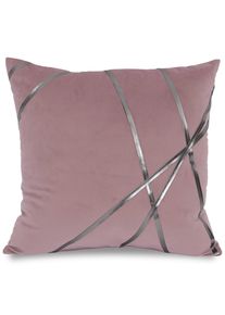 Dekoratif yastık roze 45 x 45 cm