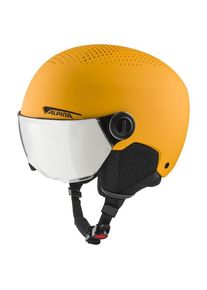 Alpina Kid's Zupo Visor Q-Lite Mirror S3 Ski helmet Kids (51-55 cm, orange)
