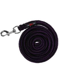 Covalliero Hippo Führstrick, Karabiner, aubergine/anthrazit