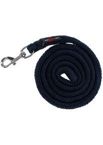Covalliero ClassicSoft Führstrick, navy, Karabinerhaken