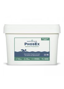 swimcare PhosEx - Natürlicher Phosphatbinder für Schwimmteiche, Naturpool, Biopool, Naturpool Phosphat-Ex | Phosphatbinder Teich gegen Algen
