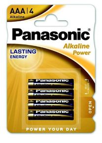 Panasonic Alkalické baterie AAA - 4 ks - LRO3APB/4BP