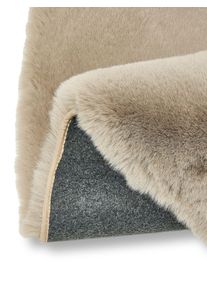 benuta Finest Koberec s kulatým vlasem Lux Taupe ø 160 cm kulatý Taupe Uni