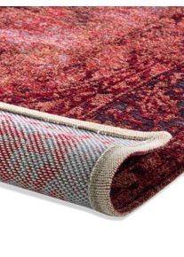 benuta Pop Plochý tkaný koberec Tosca Červená 195x285 cm Vintage,Patchwork