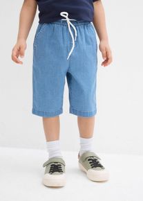 Strečové džínové bermudy bez zapínání Regular Fit | Modrá | Vel. 134 | bonprix