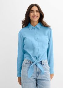 Mu&scaron;el&iacute;nov&aacute; halenka | Modr&aacute; | Vel. 38 | 100% bavlna,mu&scaron;el&iacute;n| bonprix