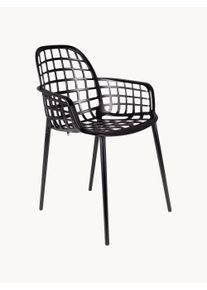 Zuiver Sada zahradních židlí Albert Kuip, 2 díly Černá Kov Š 60 cm, H 60 cm