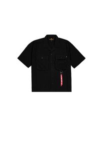 Alpha Industries Muži Košile 'Aloha' šedá / černá S