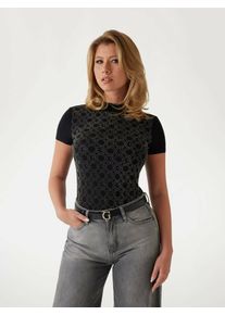 Guess dámské černé tričko - S (JBLK)