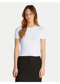 Calvin Klein dámské bílé tričko - M (YAA)