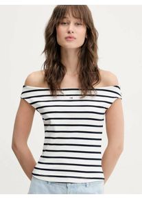Tommy Jeans dámský pruhovaný top - S (0FC)