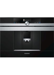 Siemens CT636LES6 Einbau-Kaffeevollautomat Espressomaschine 1600 Watt senseFlow System Edelstahl schwarz