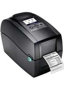 Godex RT230i Etiketten-Drucker Thermodrucker Bondrucker USB-A RS232 schwarz