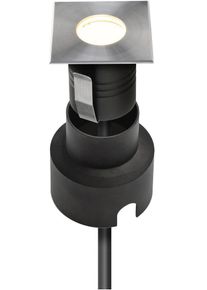 EVN Lichttechnik EVN LED Bodeneinbau, quadratisch, IP67, 12V/DC, 1,5W, 3000K, 59lm, EDS / alu (P6741502)