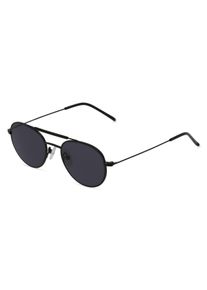 Fielmann BD 471 SUN CL | unisex sluneční brýle | Panto | Obruba: Polykarbonát černá | Barva čoček: šedá