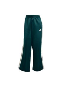 adidas Sportswear Ženy Sportovní kalhoty 'Stadium' tmavě zelená / bílá XS