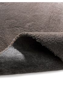 benuta Nest Omyvatelný koberec s vysokým vlasem Melvin Taupe ø 150 cm kulatý Taupe Uni
