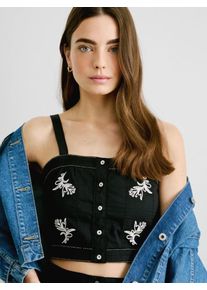 Pepe Jeans dámský černý top Earby - S (999)