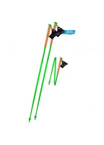 Komperdell Carbon FXP Team Green Foldable Running poles (125 cm, green)