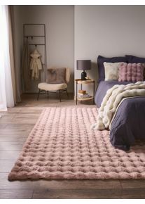 benuta Nest Umělé kožíškové koberce Dave Růžová 160x230 cm Uni