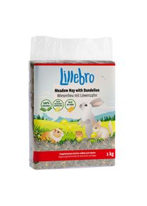 1kg Lillebro luční seno pro hlodavce a králíky - luční seno s pampeliškou 1 kg