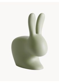 Qeeboo Stolička pro venkovní a vnitřní použití Rabbit Zelená Umělá hmota Š 69 cm, V 80 cm