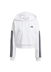 adidas Sportswear Ženy Sportovn&iacute; mikina 'Essentials' čern&aacute; / b&iacute;l&aacute; XS