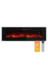 Klarstein Inteligentní elektrický krb Galeras, 2 nastavení teploty, 16 - 30°| Iluze plamene LED, Možnost připojení k IOT