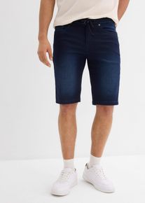 Bermudy z džínové teplákoviny Regular Fit (2 ks v balení) | Modrá | Vel. 40 | bonprix