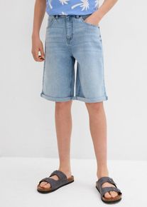 Strečové džínové šortky Loose Fit | Modrá | Vel. 152 | bonprix