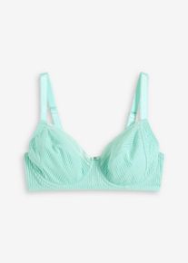 Podprsenka s kosticemi a jemnou krajkou | Zelen&aacute; | Vel. 80G | bonprix