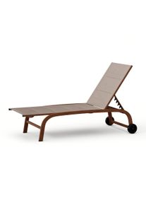 Blumfeldt Lounger Limala, lehátko, nosnost 160 kg, 5stupňové polohovatelné opěradlo, kolečka