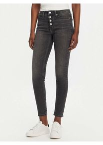 Calvin Klein dámské šedo-černé džíny - 25/30 (1BY)
