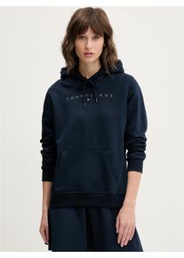 Tommy Jeans dámská tmavě modrá mikina - XL (C1G)