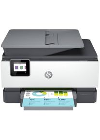 HP Officejet Pro 9012e All-in-One HP+ Tintenstrahl-Multifunktionsgerät Drucker Kopierer Scanner Fax Duplex WLAN weiß grau